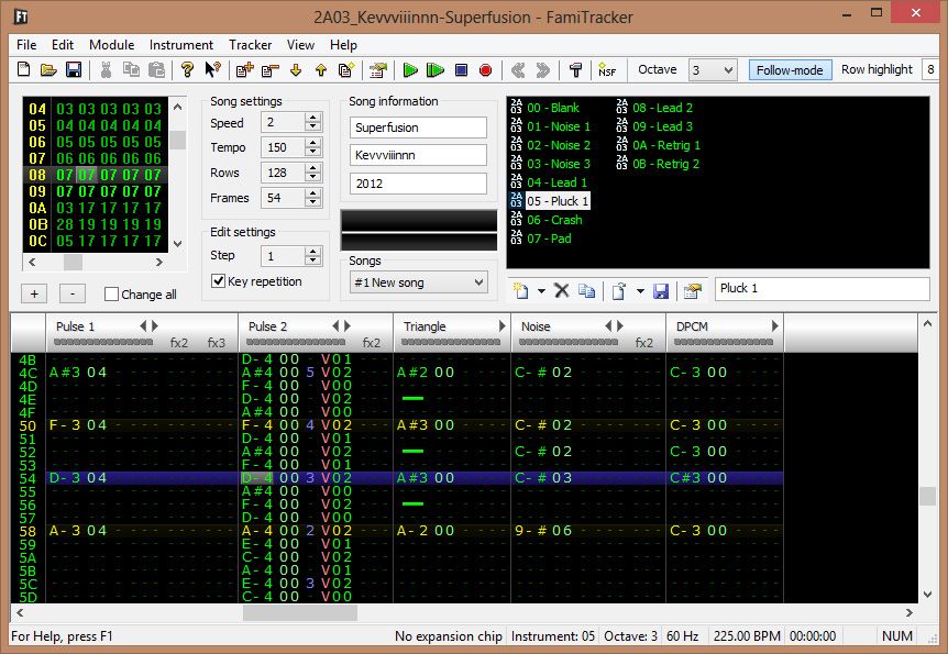 Famitracker pianola 10 free music composing tools