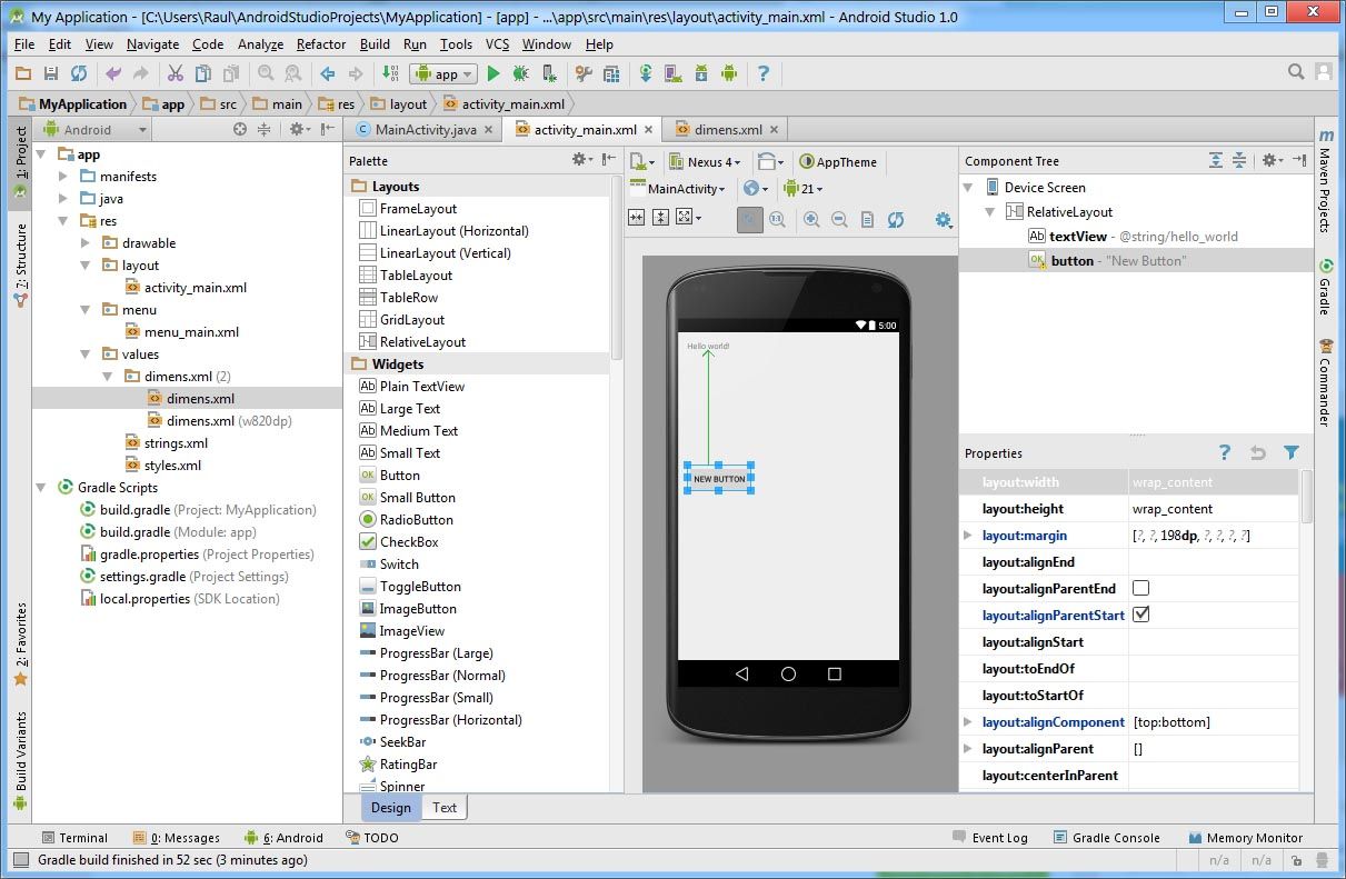 android studio screenshot 1 Best new releases of the month [Dec. ’14]