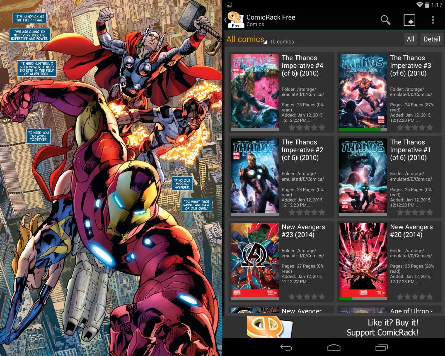 ComicRack screenshots