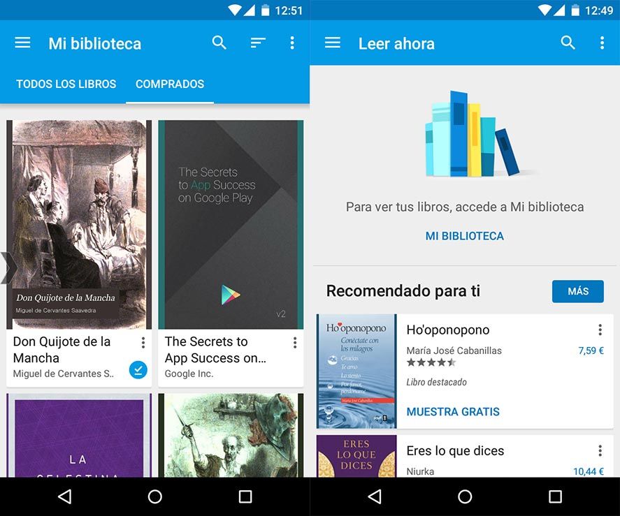 Google Play Books Libros electronicos ebooks