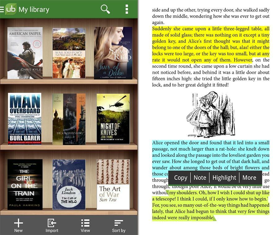 Universal Book Reader screenshots