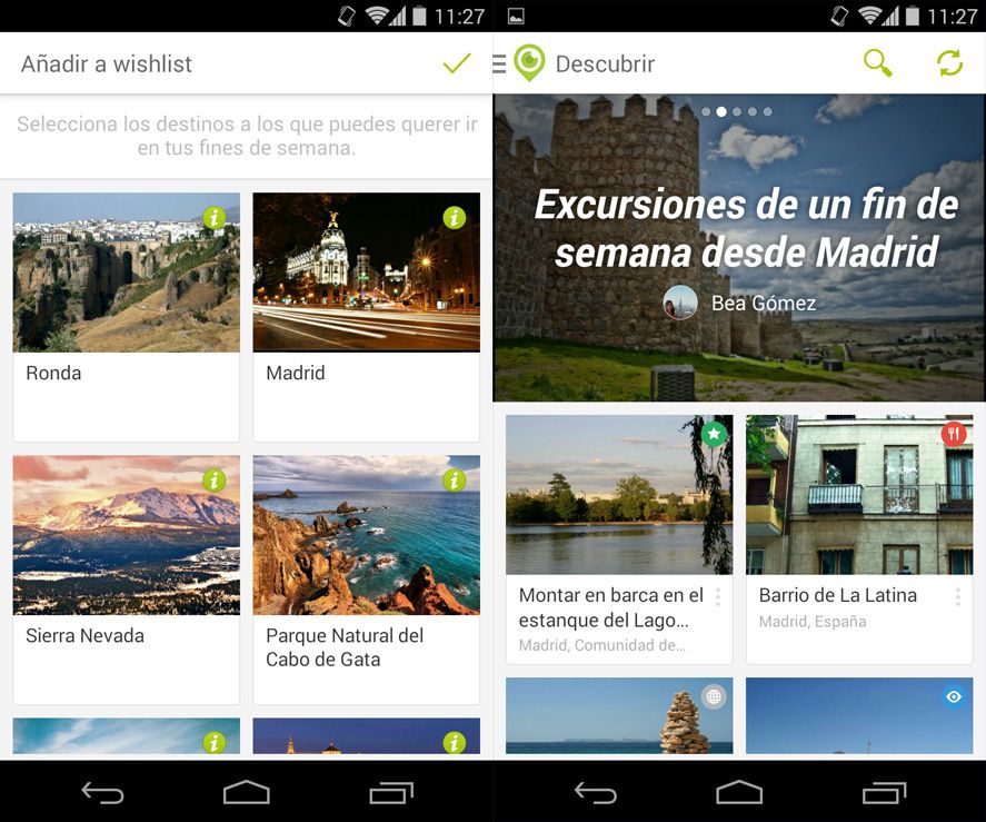 Touristeye Android screenshot