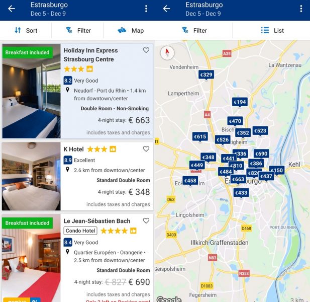 Las mejores apps de viaje - Booking