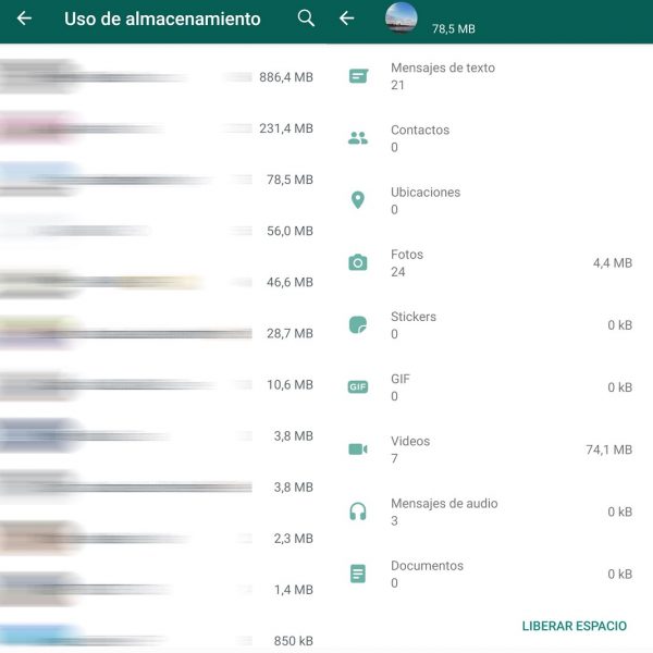 Eliminar grupos en WhatsApp