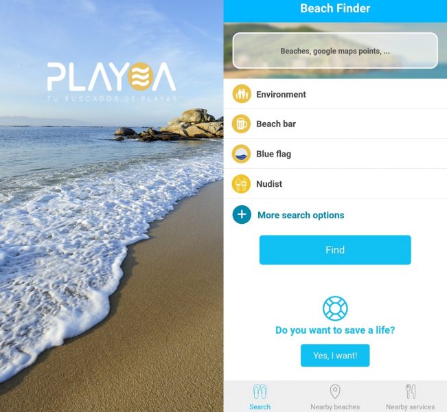Apps de viaje - Playea
