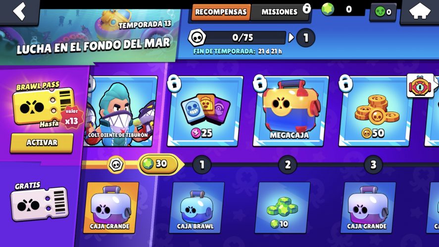 Brawl Pass de Brawl Stars.