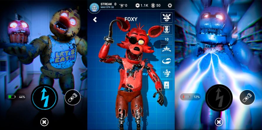 Three Five Nights at Freddy's AR in-game screenshots