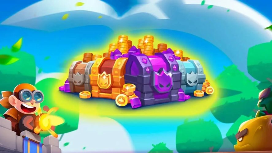 Rush Royale image showing a big treasure